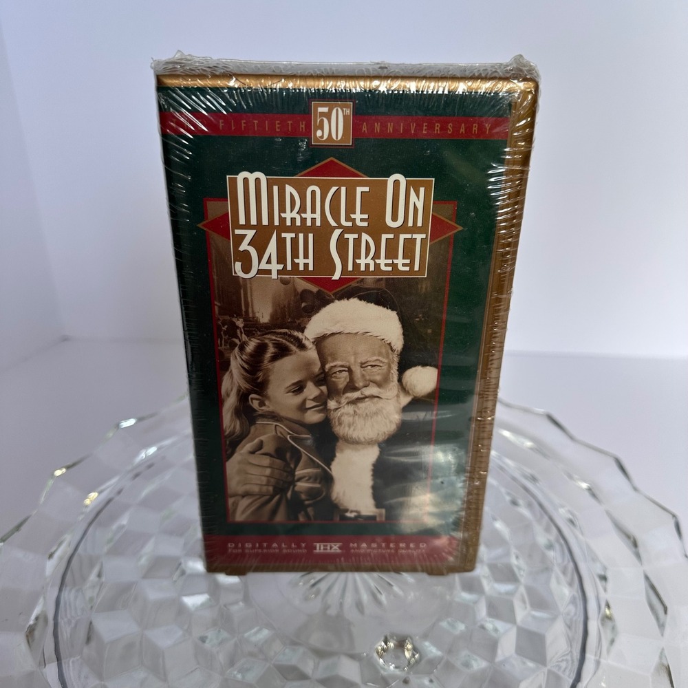 Miracle on 34th Street 50th Anniversary VHS Tape Sealed Collectible‎ Movie